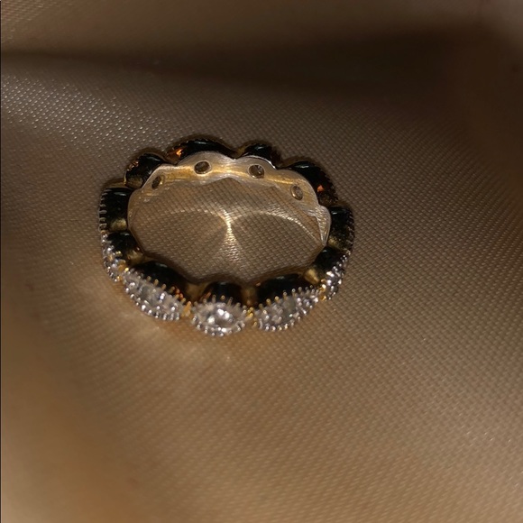 Set of 4 gold plated rings - Picture 4 of 6